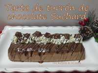   Tarta de turrón de chocolate Suchard