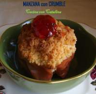   Manzana Asada con CRumble