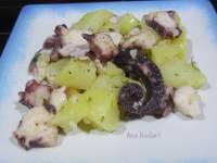   PULPO CON PATATAS AL SALMORIGLIO 