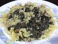   PASTA CON PESTO DE COL LOMBARDA 