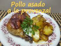   Pollo asado con hierbas provenzales