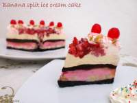 La Manzana  dulce de  Eva: Banana Split Ice Cream Cake