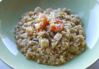   Risotto de sepia con berenjena