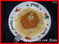   Spaguettis con Atún