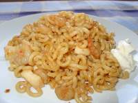   Fideos con marisco