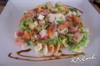   Ensalada de pasta (margaritas vegetales)