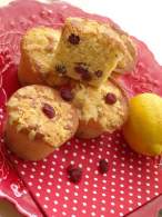   LEMON - CRANBERRY CRUNCHY MUFFINS... Y UN DULCE SUEÑO