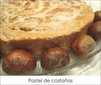   Pastel de castañas