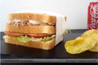   Sandwich vegetal con atún