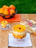 Trifle de kakis persimon y fartons