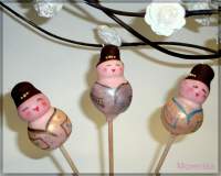   Cake Pops Geishas y Muñecas Rusas