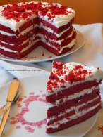 Tarta Red Velvet con crema de Queso