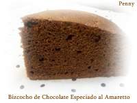   Bizcocho de Chocolate Especiado al Amaretto