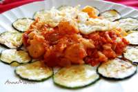   AJOARRIERO DE BACALAO CON CALABACÌN Y HUEVO FRITO