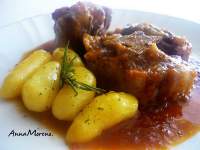   RABO DE TORO TRADICIONAL CON GUARNICIÒN DE PATATAS RATTE