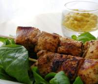 Brochetas Coronation Chicken