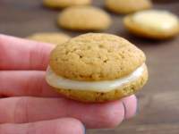   Gingerbread Whoopie Pies with Lemon Curd Filling