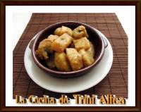 LA COCINA DE TRINI ALTEA: SEPIA EN SALSA DE ALMENDRAS CON PATATAS