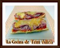 LA COCINA DE TRINI ALTEA: PIZZETAS EN BASE DE PAN