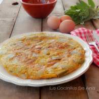   Tortilla de habas y lactonesa