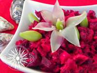   ensalada rusa con flor de itabo