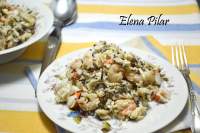 Mi Recetario por Elena Pilar: Ensalada marinera de arroz (Thermomix y tradicional)