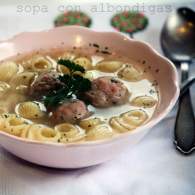 la cocina de ompa-lompa: sopa con albóndigas