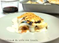 Cocinar con amigos: Canelones de atún con tomate