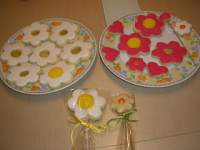 Mi diario de Recetas y Reposteria Creativa: Mis primeras galletas decoradas: II PARTE: La maceta de Flores se Susana y Eduardo