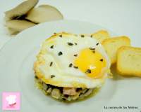 La cocina de las Molina: Huevo con setas, foie y trufa negra