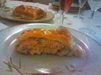 Paprika En La Cocina: Hojaldre de salmón y mantequilla de finas hierbas