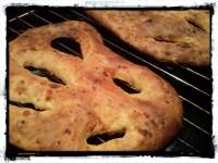 the sisters kitchen: Fougasse de queso y cebolla