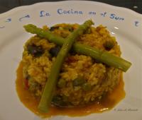 LA COCINA EN EL SUR: ARROZ CON VERDURAS Y BACALAO